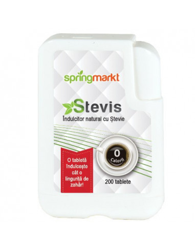 Stevis-Indulcitor natural cu stevie 200 tablete