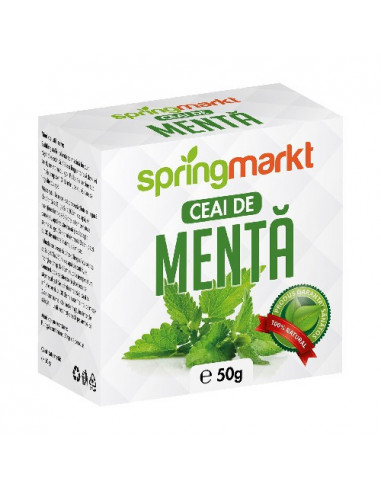 Ceai Menta Frunze 50gr, Springmarkt