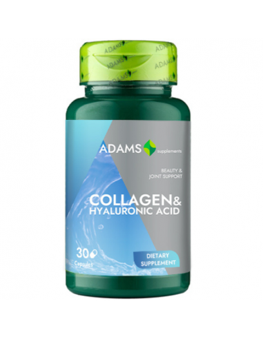 Collagen si Acid Hialuronic 30capsule, Adams