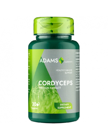 Cordyceps - Ciuperca Tibetana, 30capsule, Adams