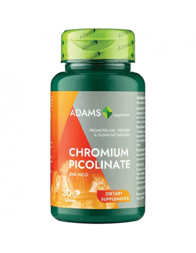 Chromium Picolinate 200mcg 30capsule, Adams