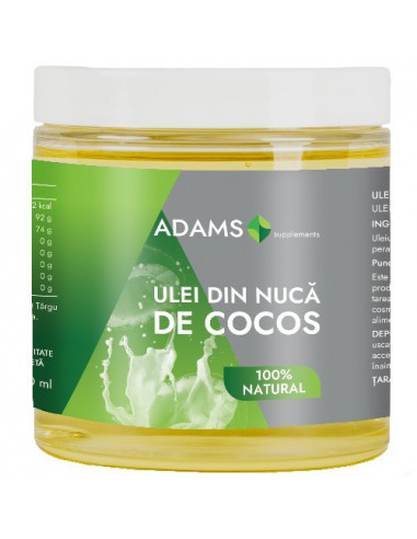 Ulei din nuca de Cocos 250ml,Adams