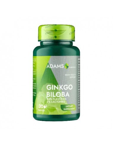 Ginkgo Biloba 24/6 30capsule, Adams