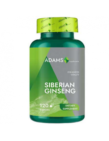 Ginseng Siberian 1000mg 120capsule, Adams