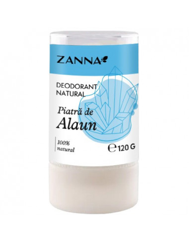 Deodorant stick din piatra de Alaun, 120g, Zanna