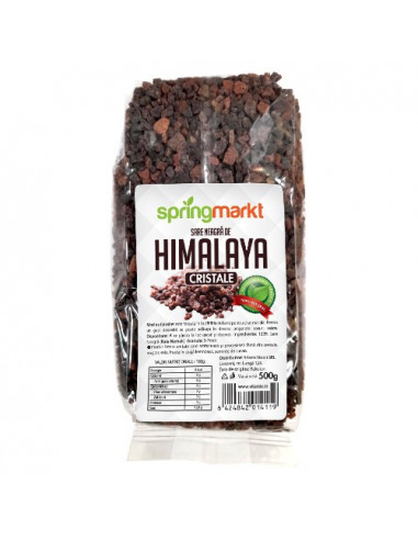 Sare neagra de Himalaya cristale, 5-7mm, 500g, Springmarkt