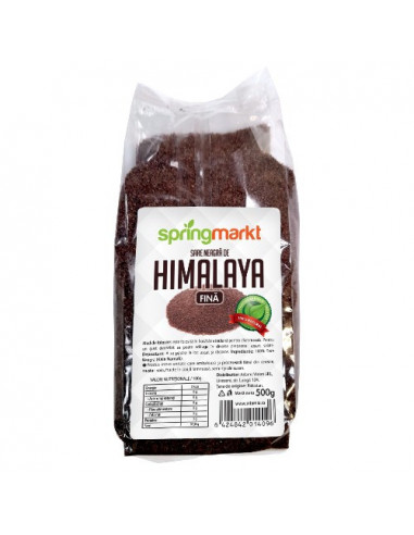 Sare neagra de Himalaya, fina, 500g, Springmarkt