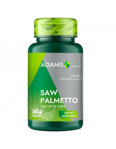 Saw Palmetto 500mg 60capsule, Adams