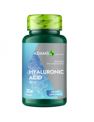 Acid Hialuronic 100mg 30capsule, Adams