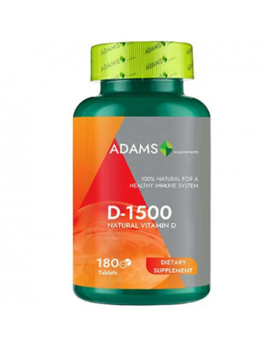 Vitamina D-1500 180 tab, Adams