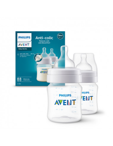 Set 2 biberoane anticolic x 125ml, Philips Avent