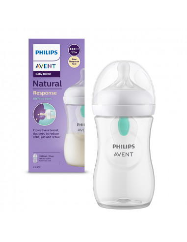 Biberon natural anticolic 1m+ x 260ml, Philips Avent