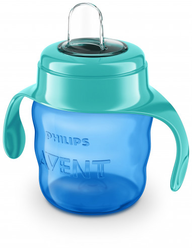 Cana cu tetina bleu 6m x 200ml, Philips Avent