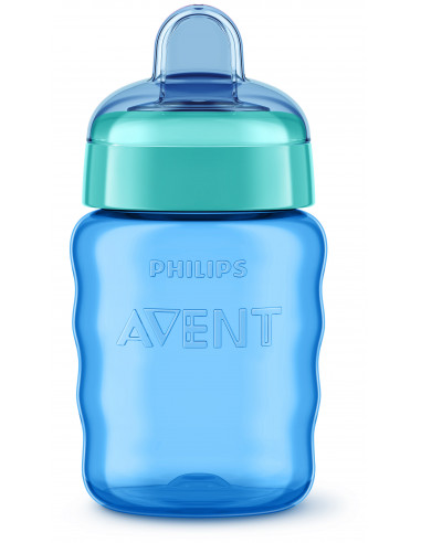 Cana cu tetina blue 9m x 260ml, Philips Avent