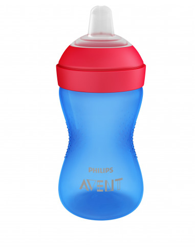 Cana cu tetina blue 9m x 300ml, Philips Avent