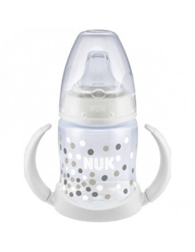 Biberon FC temp control cu maner si tetina, 150 ml, NUK BABY PRODUCT GmbH