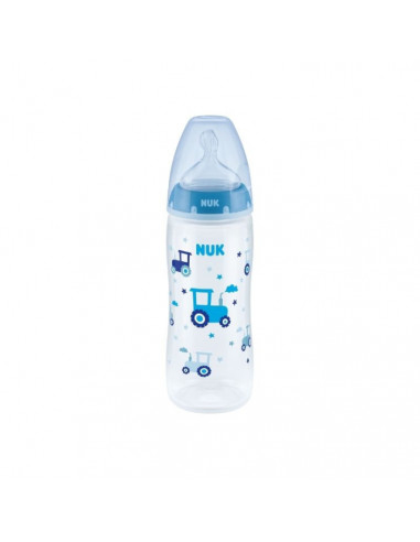 Biberon FC+ temp control cu tetina din silicon 0-6 luni, 300ml, NUK BABY PRODUCT GmbH