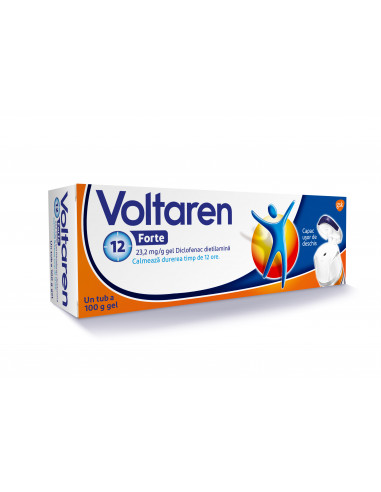 Voltaren Forte 23,2mg/g gel flip top, 100 g, Glaxosmithkline Anglia