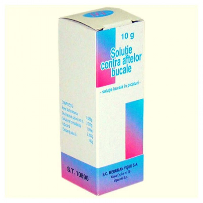 Solutie contra aftelor x 10ml