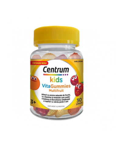 Centrum kids vitagummies multifruit, 30 jeleuri, GLAXOSMITHKLINE ANGLIA