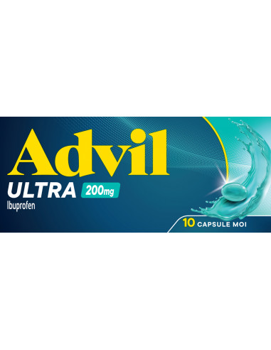 Advil Ultra 200mg, 10 capsule moi, Glaxosmithkline Anglia