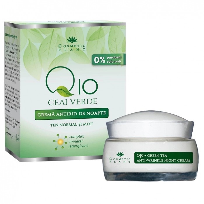 Crema antirid zi Q10ceai verde 50ml