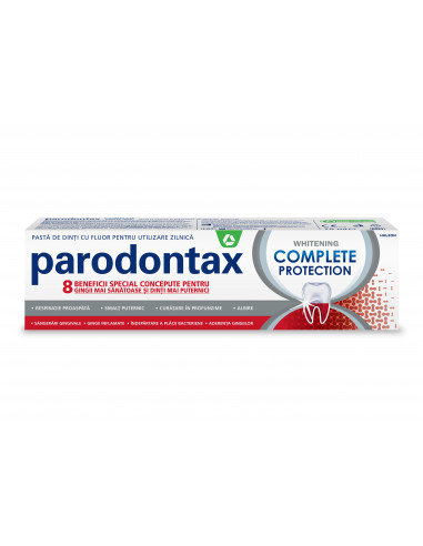 Parodontax pasta de dinti Complete Protection Whitening, 75ml, GLAXOSMITHKLINE ANGLIA