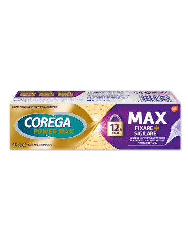 Corega max fixare + sigilare, 70 g, GLAXOSMITHKLINE ANGLIA