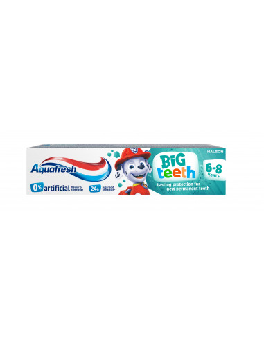 Aquafresh pasta de dinti Big Teeth, +6 ani, 50ml, GLAXOSMITHKLINE ANGLIA