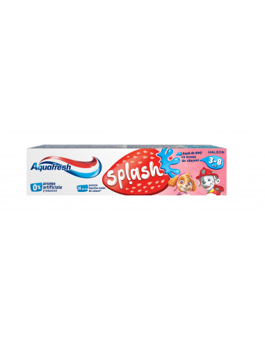 Aquafresh pasta de dinti Splash, 3-8 ani, 50ml, GLAXOSMITHKLINE ANGLIA