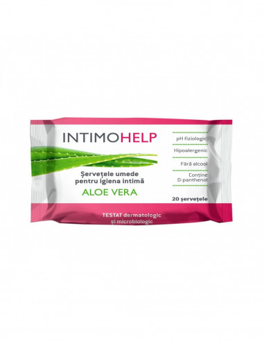 Intimohelp Servetele umede pentru igiena intima x20buc