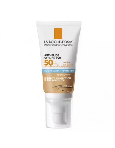 La Roche-Posay Anthelios pigment correct crema protectie solara spf 50 cu pigment de culoare pentru fata, 50ml, La Roche-Posay