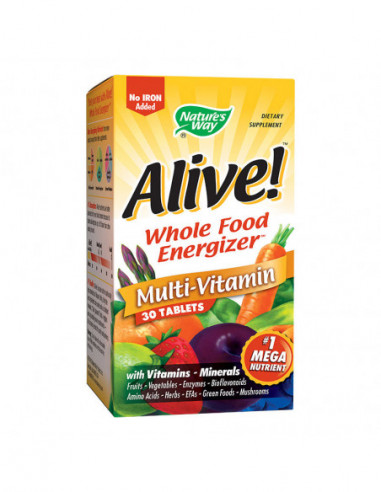 Alive (fara fier adaugat) x 30 tablete, Secom