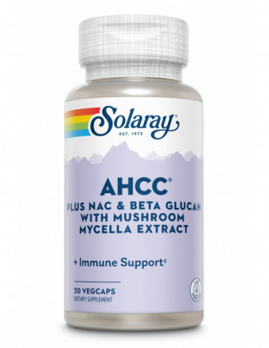 AHCC plus NAC Beta-glucan, 30 capsule, Secom