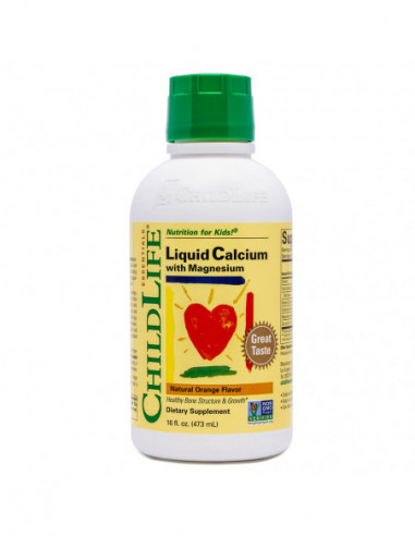 Calcium magnesium copii, 474 ml, Secom