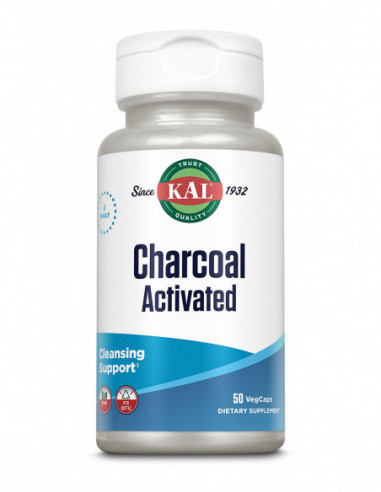 Charcoal activated 280 mg, 50 capsule, Secom