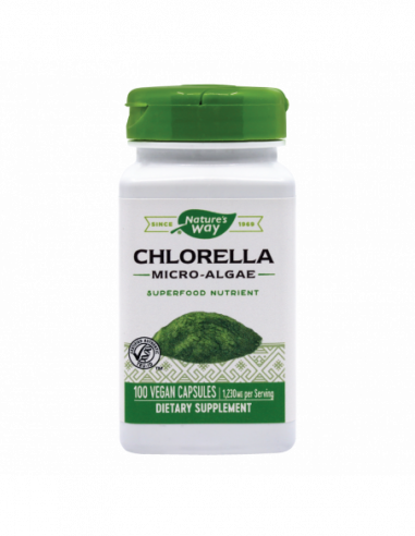 Chlorella micro-alge, 100 capsule, Secom