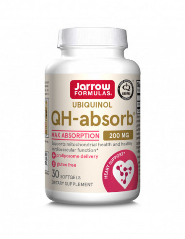 QH-absorb (co-q10 200 mg), 30 capsule, Secom