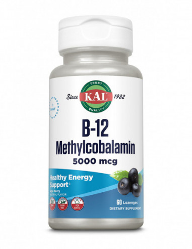 Methylcobalamine 5000 mcg, 60 comprimate pentru supt, Secom