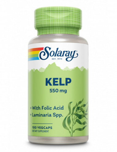 Kelp 550 mg, 100 capsule, Secom