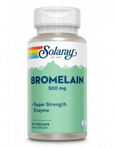 Bromelain 500 mg, 30 capsule, Secom