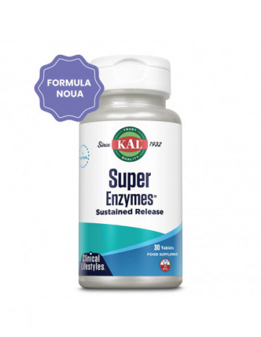 Super Enzymes, 30 tablete, Secom