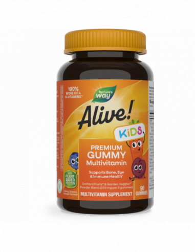 Alive multi-vitamine gumate pentru copii x90 jeleuri