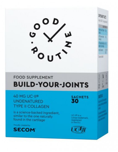 Good routine Build your joints, 30 plicuri, Secom