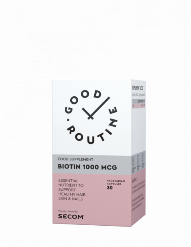 Good routine Biotin 1000 mcg, 30 capsule vegetale, Secom