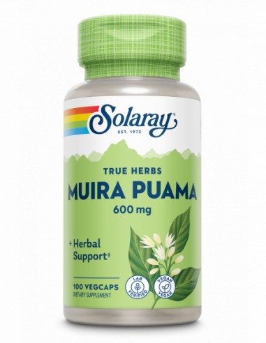 Muira Puama 300mg,100 capsule vegetale, Secom