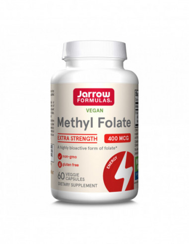 Methyl Folate  400mcg, 60 capsule vegetale, Secom