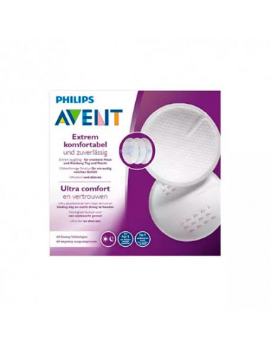 Tampoane pentru san, 60 bucati, Philips Avent