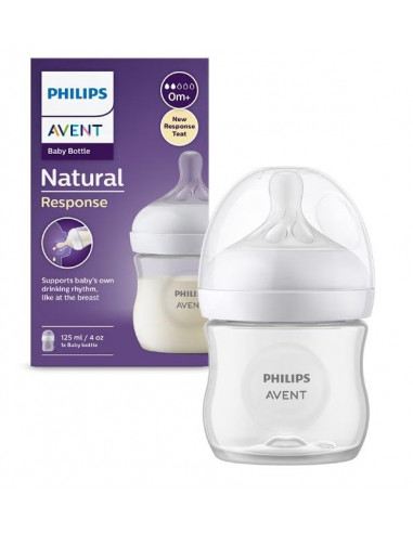 Biberon natural, 0 luni+, 125ml, Philips Avent