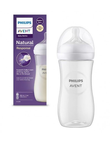 Biberon natural, 3 luni+, 330ml, Philips Avent